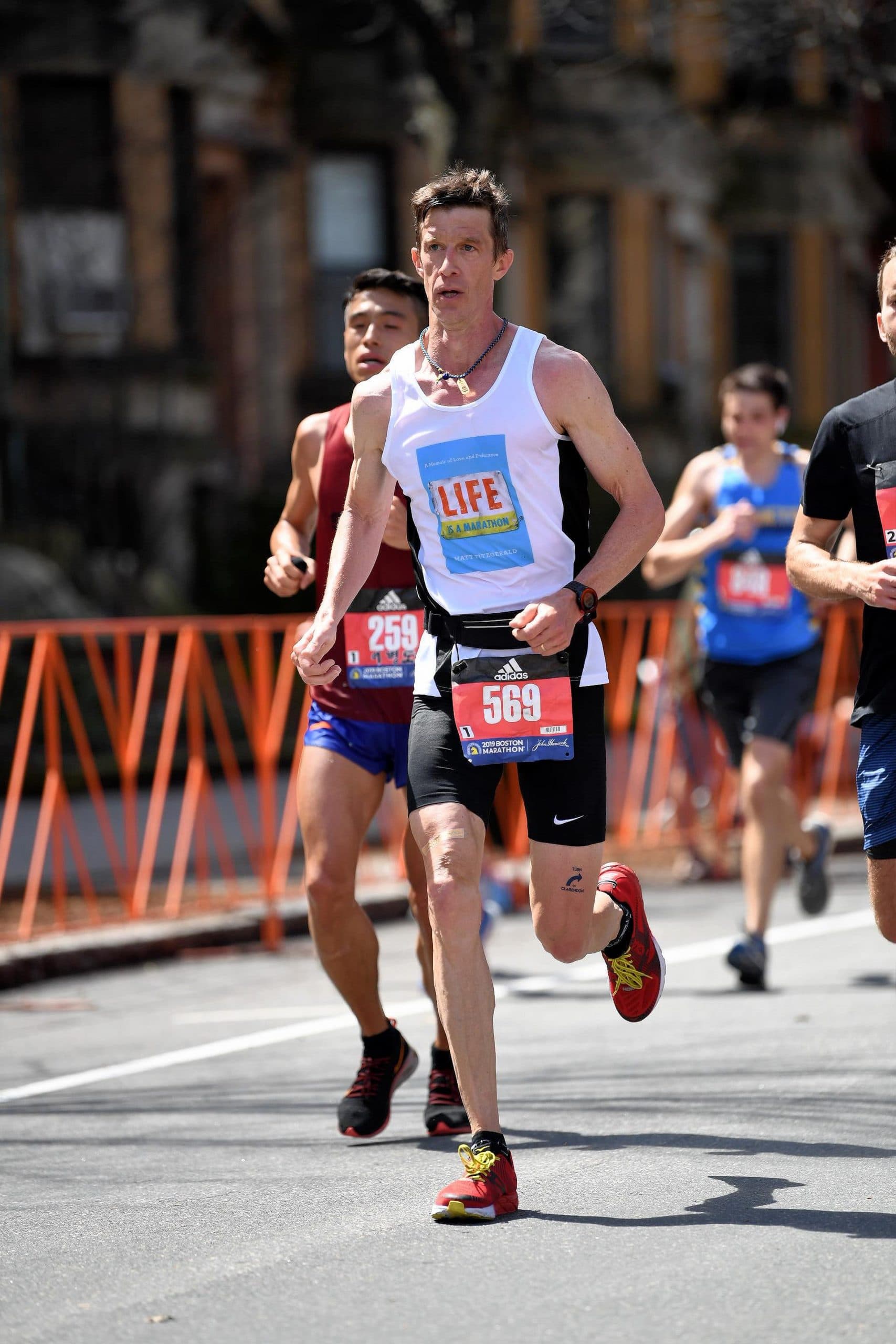 David going on training for 2019 boston marathon racing