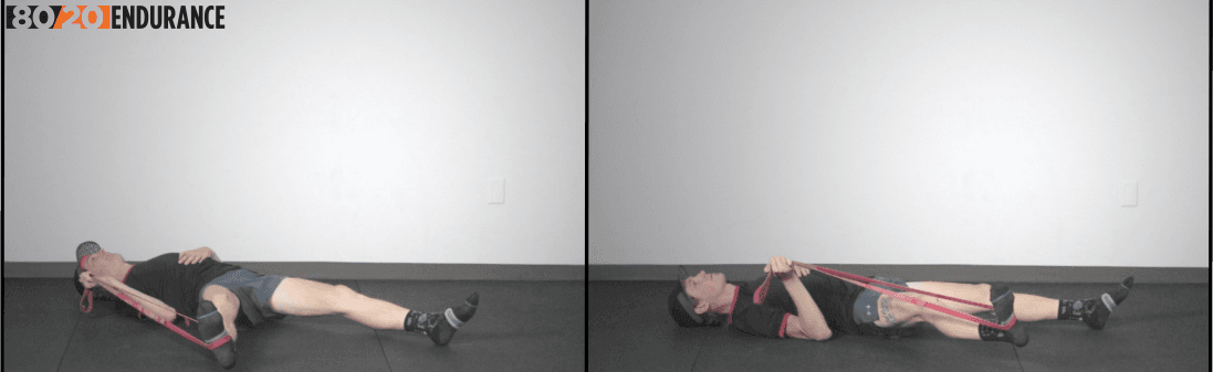 adductor band stretch