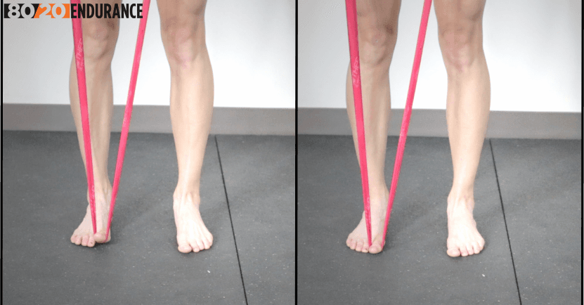 big toe band curl
