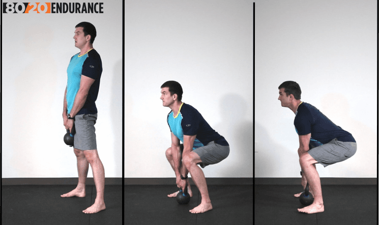 deadlift with kettlebell