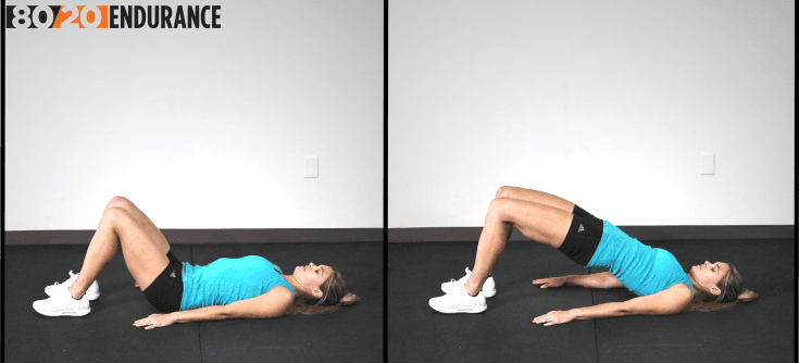 double leg glute bridge