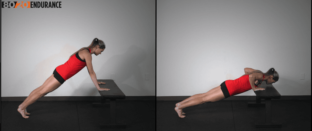 elevated pushup