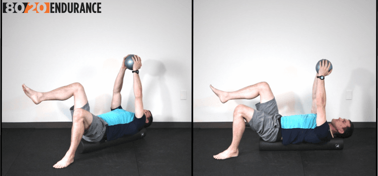 foam roller leg lifts