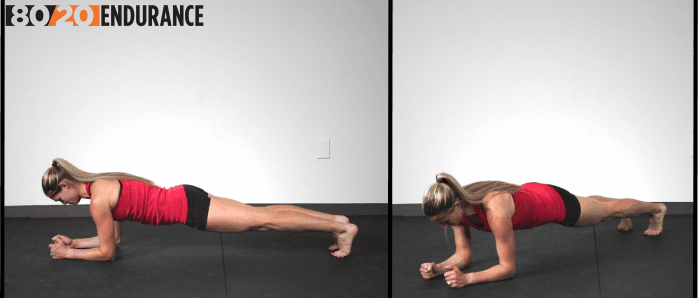 front plank
