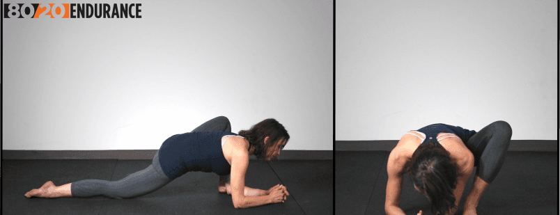 hip extensor stretch floor