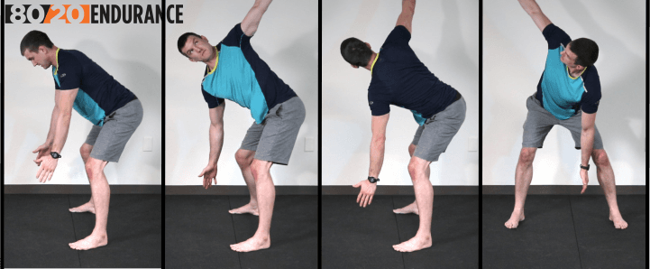 hip hinge thoracic spine rotation