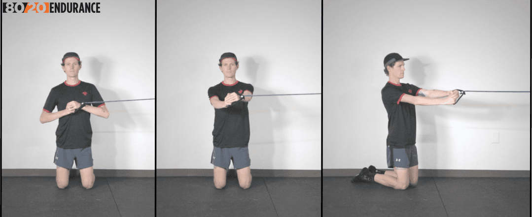 kneeling pallof