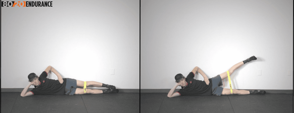 side leg raise band