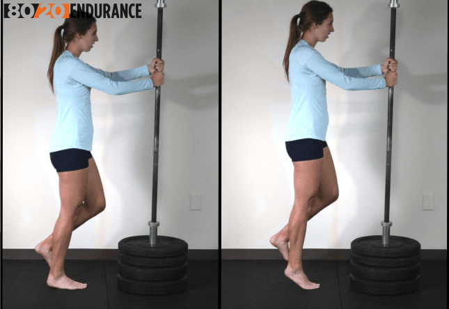 single leg calf raise
