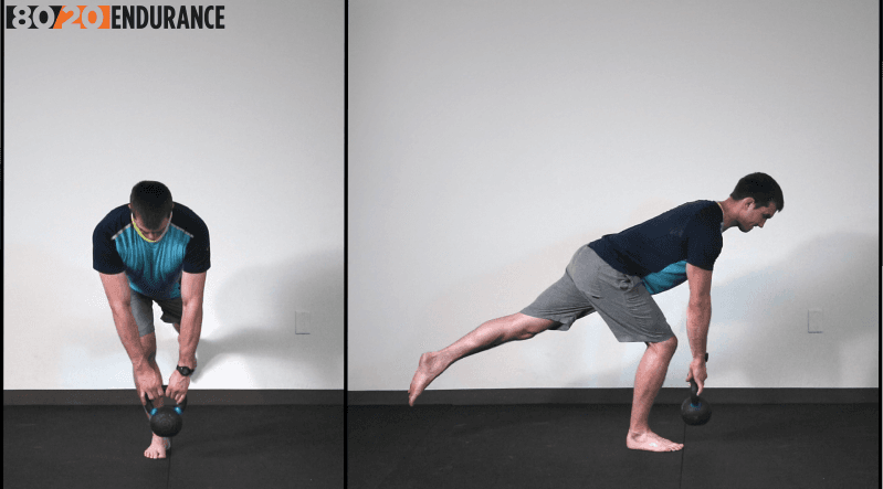 single leg deadlift weight