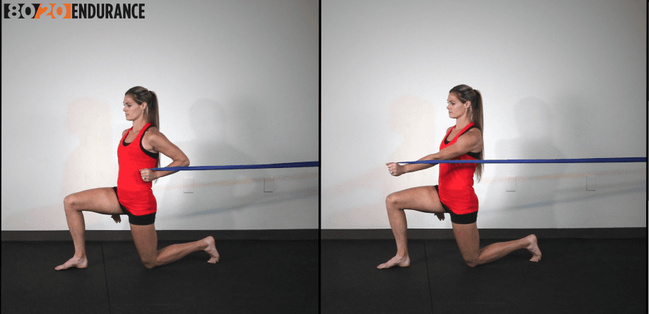 split stance press