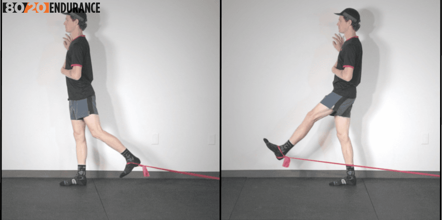 supported leg swing