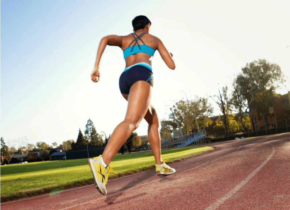 woman having speed training workout