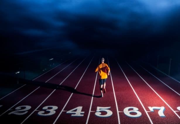 marathon runner showcasing his endurance talent