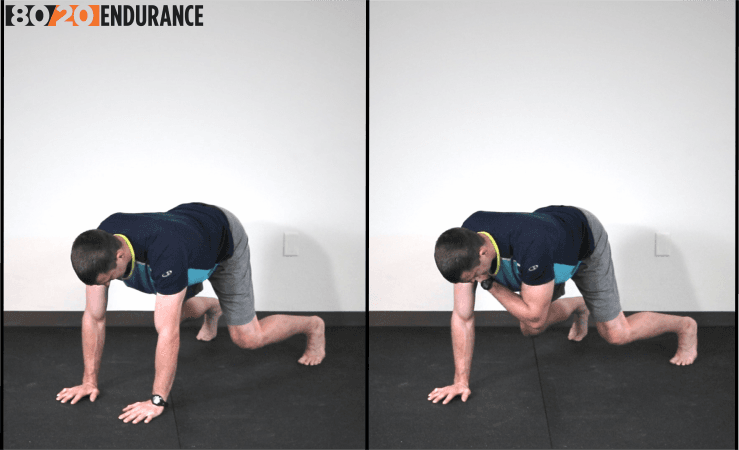 4 point shoulder taps 2 angle