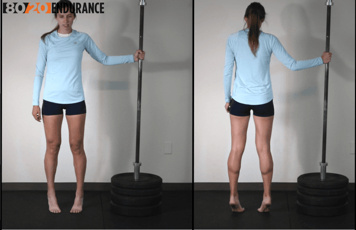 calf raise toes in