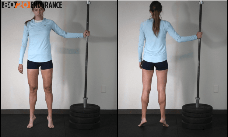 calf raise toes out