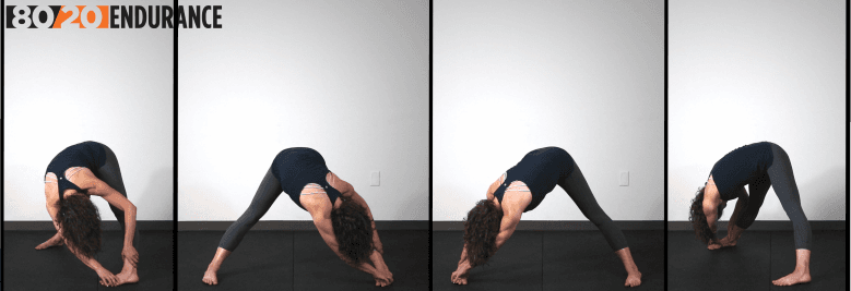 hamstring forward bend R and L