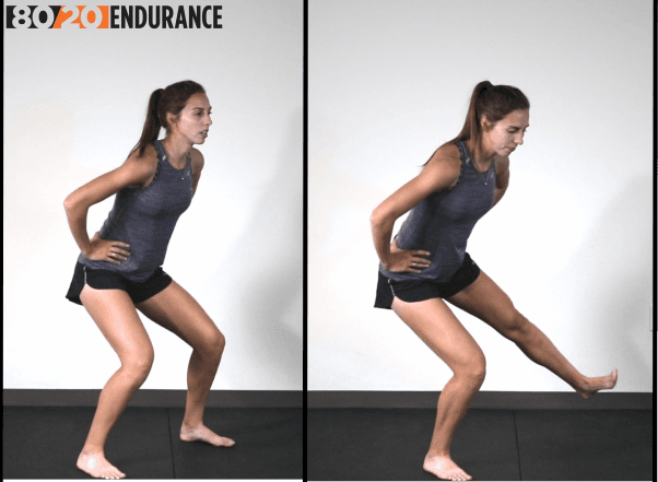 squat leg slide out